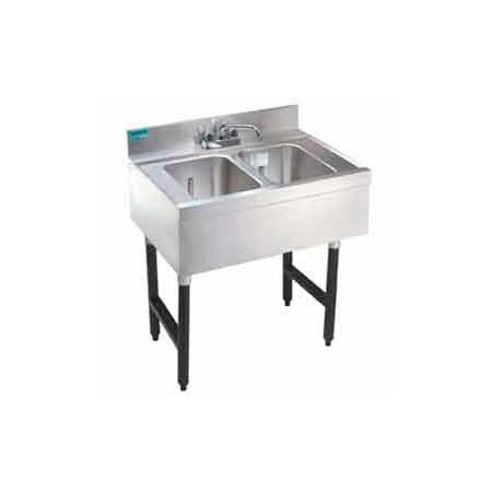 Advance Tabco Advance Tabco Underbar Unit, 2 Compartment Sink 18X24 SLB-22C